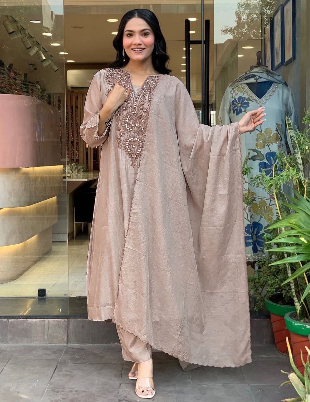The Versatile Elegance Cotton Blend Suit