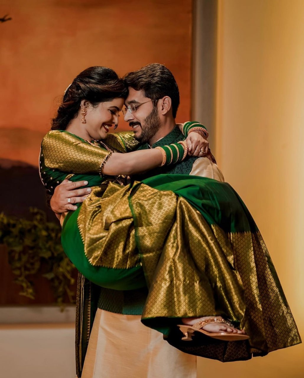 Emerald Opulence Banarasi Silk Masterpiece
