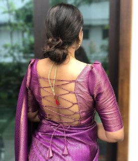 Royal Radiance Luxurious Purple Banarasi Silk Saree